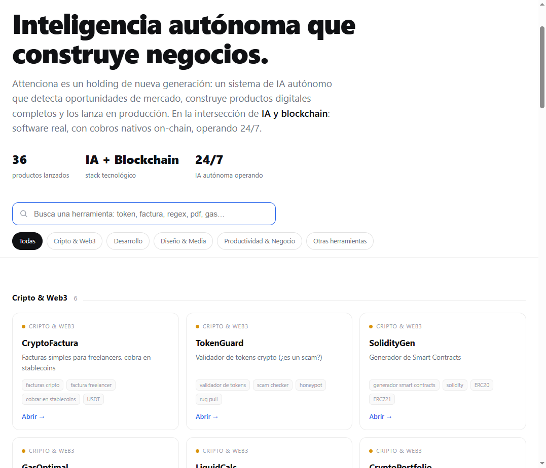 Buscador y filtros del catálogo de negocios en Fase 2